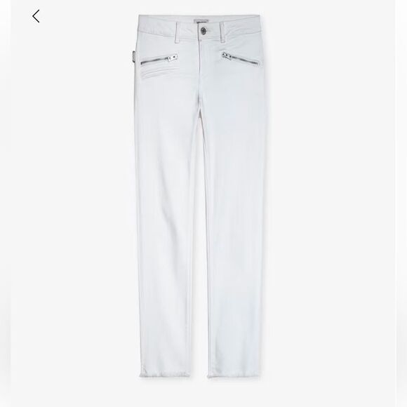 ZADIG & VOLTAIRE Ava White Denim Jeans New - Picture 5 of 11